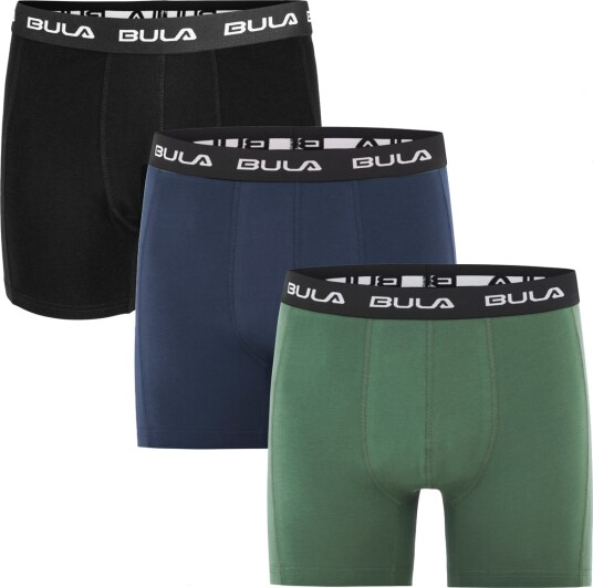 Bula Frame 3pk Boxers Ivy/black/navy S
