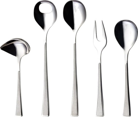 Hardanger Bestikk Ramona serveringssett 5 deler Rustfritt stål Hardanger Bestikk Ramona serveringssett 5 deler Rustfritt stål