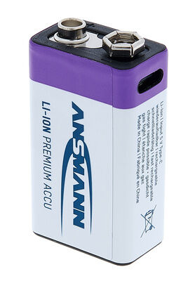Ansmann 9V Akku USB-C