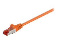 MicroConnect - Nettverkskabel - RJ-45 (hann) til RJ-45 (hann) - 5 m - foliebelagt uskjermet tvinnet kabelpar (F/UTP) - CAT 6 - oransje