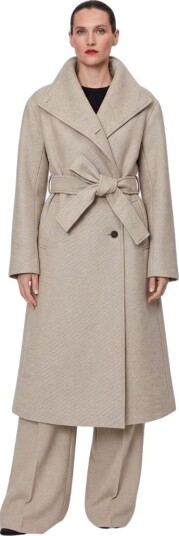 Joseph Fiore coat wool blend 36 grå dame Joseph Fiore coat wool blend 36 grå dame