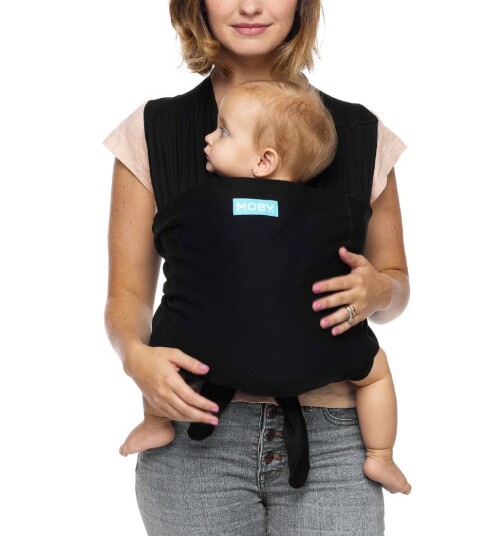 Moby Fit Wrap Strekvikle/Bæresele Black Moby Fit Wrap Strekvikle/Bæresele Black