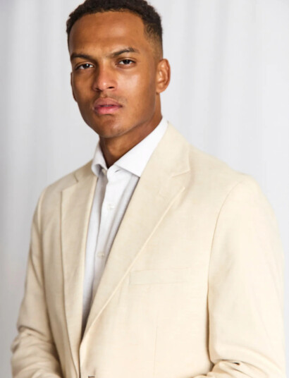Bruun & Stengade Bs Sasso Classic Fit Blazer   Cream   54