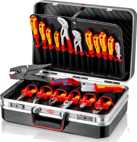 Knipex Vision24 Elektrisk Verktøykoffert med 20 Deler Knipex Vision24 Elektrisk Verktøykoffert med 20 Deler