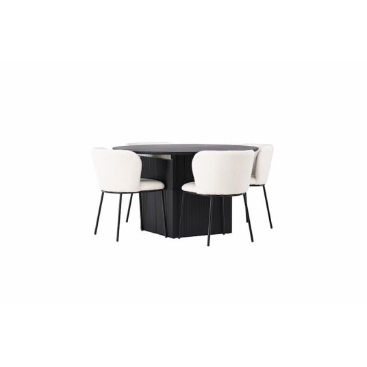 Venture Home Spisegruppe Venture Home Matilda med 4 Edina Stoler GR23533