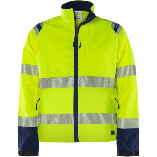 Fristads 4647 GSTP Varseljakke Stretch Gul/Marineblå Størrelse S