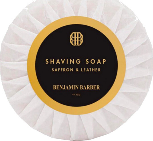 Benjamin Barber Shaving Soap Saffron & Leather Benjamin Barber Shaving Soap Saffron & Leather
