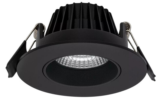 Ledpro Icarus tiltbar downlight 7W IsoSafe, sort