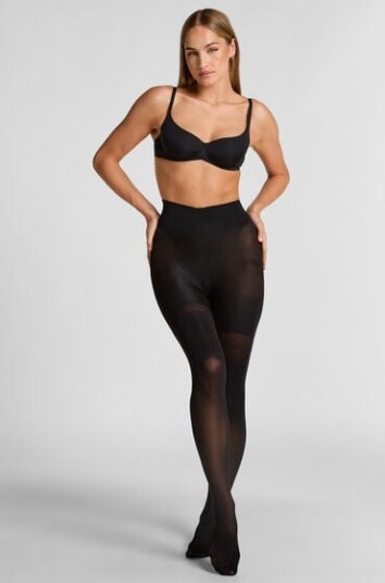 Hunkemöller Strømpebukse 40 Denier Total Lift & Shape Svart