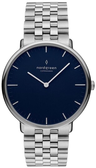 Nordgreen Dameklokke NR32SI5LSINA Native Blå/Stål Ø32 mm
