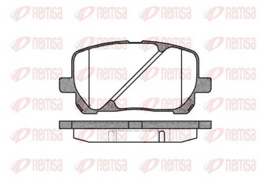 Bremseklosser REMSA 0954.00