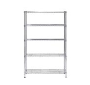 ALBA Reol Alba chrome stål med 5 hylder large
