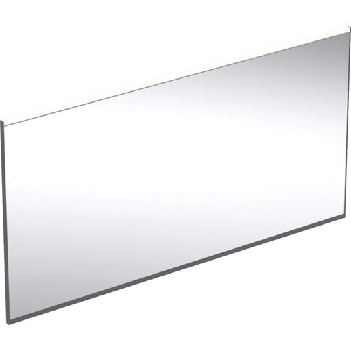 Geberit Option Plus Square speil med lys, dimbar, duggfri, 135x70 cm, sort
