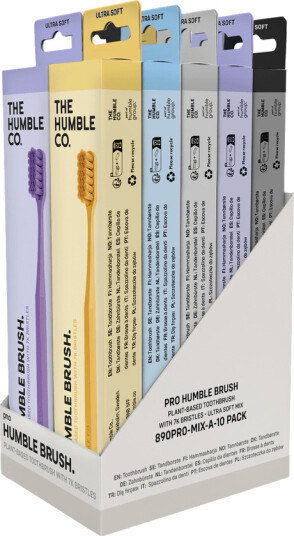 The Humble Co. Humble Pro Toothbrush Mixed Colors Pack
