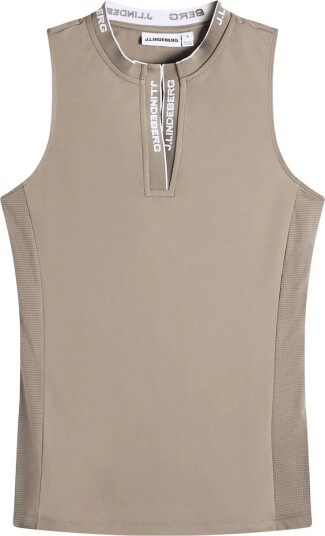 J. Lindeberg Leya Sleeveless Top   Beige   XS