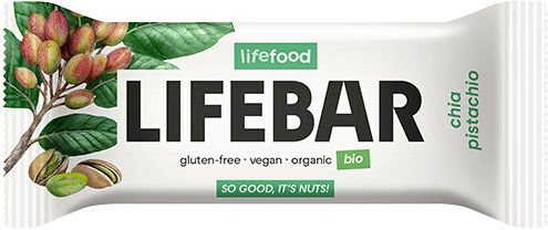 Lifefood LifeBar Chia Pistachio RAW Øko 40 g Lifefood LifeBar Chia Pistachio RAW Øko 40 g