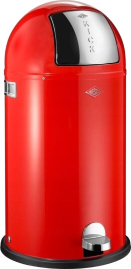 Wesco Søppelkasse 40 L Kickboy Rød