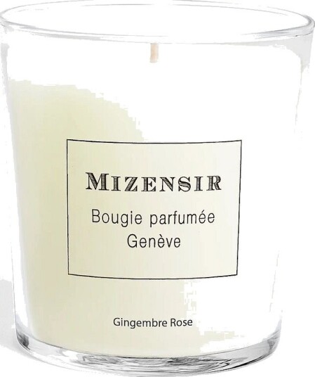Mizensir Gingembre Rose Scented Candle - CLEAR - 230 GR