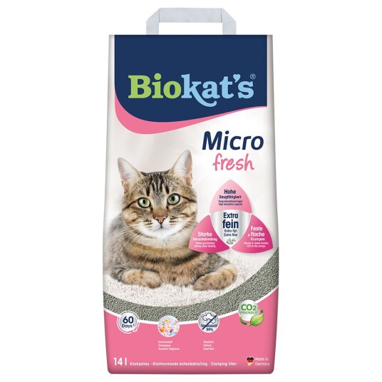 Biokat'S Micro Fresh Kattesand 14 L Biokat'S Micro Fresh Kattesand 14 L