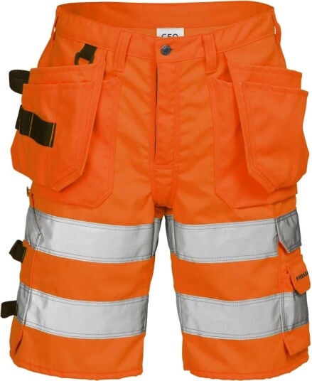 Fristads Shorts 2028 Plu, Klass 2 Varsel Orange C50
