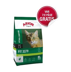 Arion Original Fit Katt Måltid 7,5 kg med Kylling og Ris