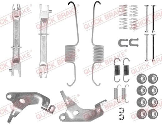 Tilbehørsett, bremsesko QUICK BRAKE 105-0003S