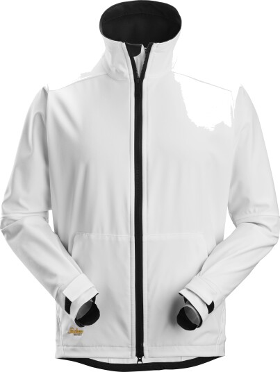 Snickers Workwear AllroundWork Softshelljakke Vindtett Hvit Snickers Workwear AllroundWork Softshelljakke Vindtett Hvit