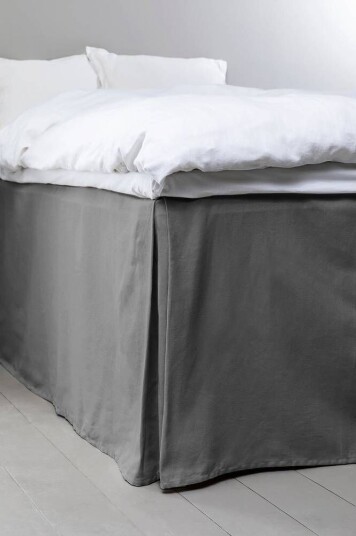 Jotex COLOUR sengekappe 60 cm - økologisk Mørk grå 1573677-03-08 1573677-04-22