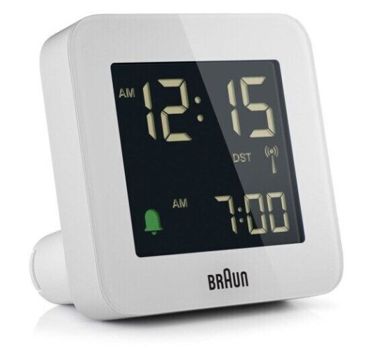 Braun BC09-DCF Digital vekkerklokke Hvit
