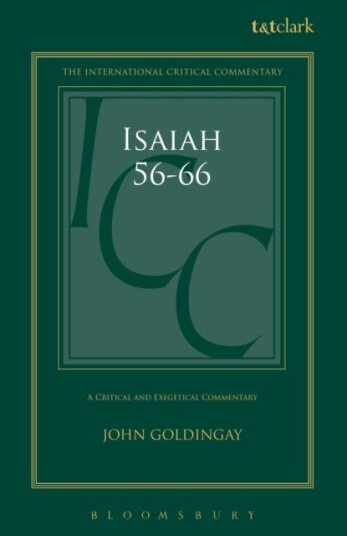 Isaiah 5666 (ICC)  A Critical and Exegetical Commentary