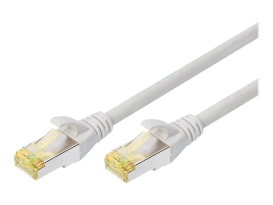 Digitus Cat 6a Koblingskabel 25 m Grå S/FTP med Halogenfri Beskyttelse