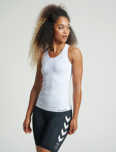 Hummel Hmltif Seamless Top - White - XL Hummel Hmltif Seamless Top - White - XL