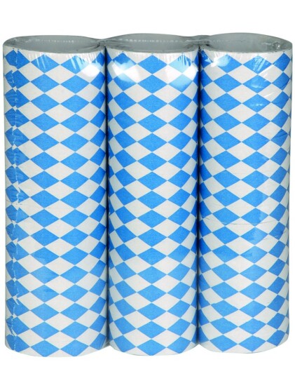 Oktoberfest Serpentinbånd 3 stk 4 MeterBeer Party