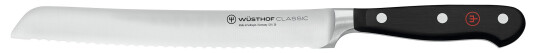 Wüsthof Classic Brødkniv 20 cm Sort/stål Wüsthof Classic Brødkniv 20 cm Sort/stål