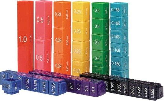 Learning Resources Brøk-Tårn Brøkklosser 6 År+