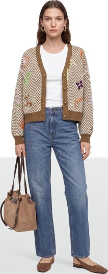 Nümph Nuravissi Cardigan Brown XS Nümph Nuravissi Cardigan Brown XS