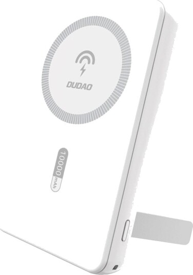Dudao K14s+ 10000mAh 20W Trådløs Powerbank med USB-C, USB-A og MagSafe - Hvit