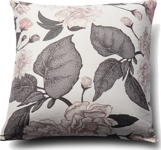 In Style Putetrekk 60x63 cm   Microfiber   Beige blomstrete print