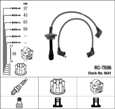 Tennplugg kabelsett NGK 9641
