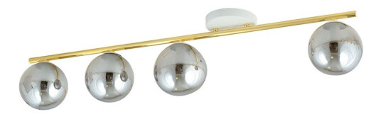 Monza 4 Hvit/Grafitt taklampe Ø14 cm E14 230V uten lyskilde