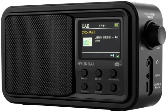 Hyundai PR650BT DAB/FM Bærbar Radio Svart Hyundai PR650BT DAB/FM Bærbar Radio Svart