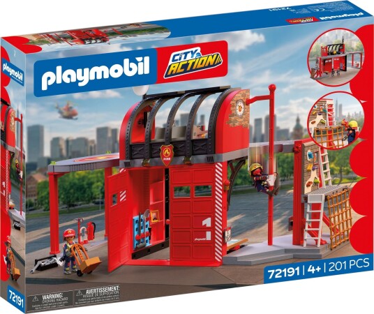 Playmobil City Action 72191 Brannstasjon Byggesett 4+ År 201 Deler