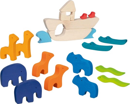 GOKI Noahs Ark Treleke - Fra 3 år - 21 deler