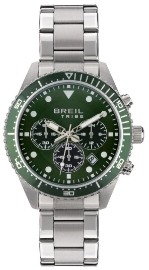 Breil Herreklokke EW0638 Sail Grønn/Stål Ø43 mm
