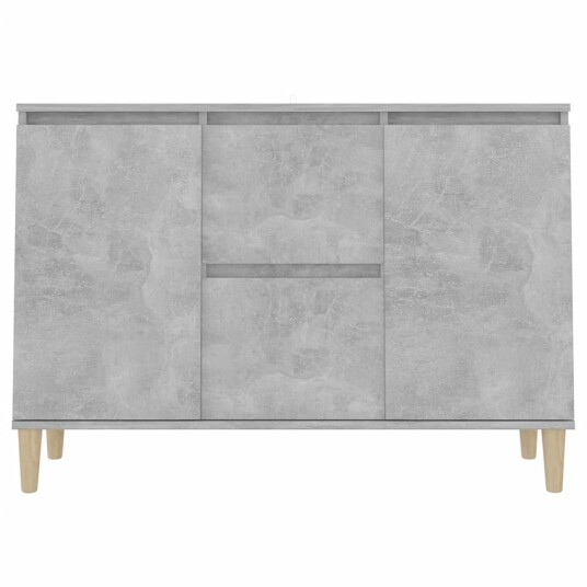 vidaXL Skjenk betonggrå 103,5x35x70 cm sponplate