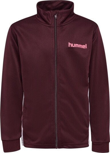 Hummel Hmljr Chevron Zip Jacket Burgundy 134/140