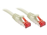 Lindy Nettverkskabel Cat6 S/FTP 1 m Grå med RJ-45