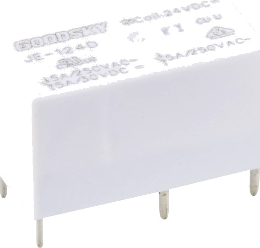 Goodsky Printrelé Je 124D 24 V/Dc 5 A 1 Vekselkontakt 1 Stk Goodsky Printrelé Je 124D 24 V/Dc 5 A 1 Vekselkontakt 1 Stk