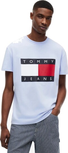 Tommy Jeans Tjm Reg Big Flag Ss Tee Ext Blue S Tommy Jeans Tjm Reg Big Flag Ss Tee Ext Blue S