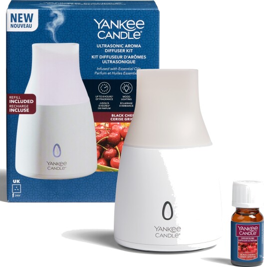 Yankee Candle Ultrasonic Aroma Diffuser Starter Kit Black Cherry Yankee Candle Ultrasonic Aroma Diffuser Starter Kit Black Cherry